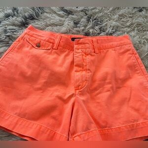 POLO Ralph Lauren neon orange Shorts size 6 beach summer vacation